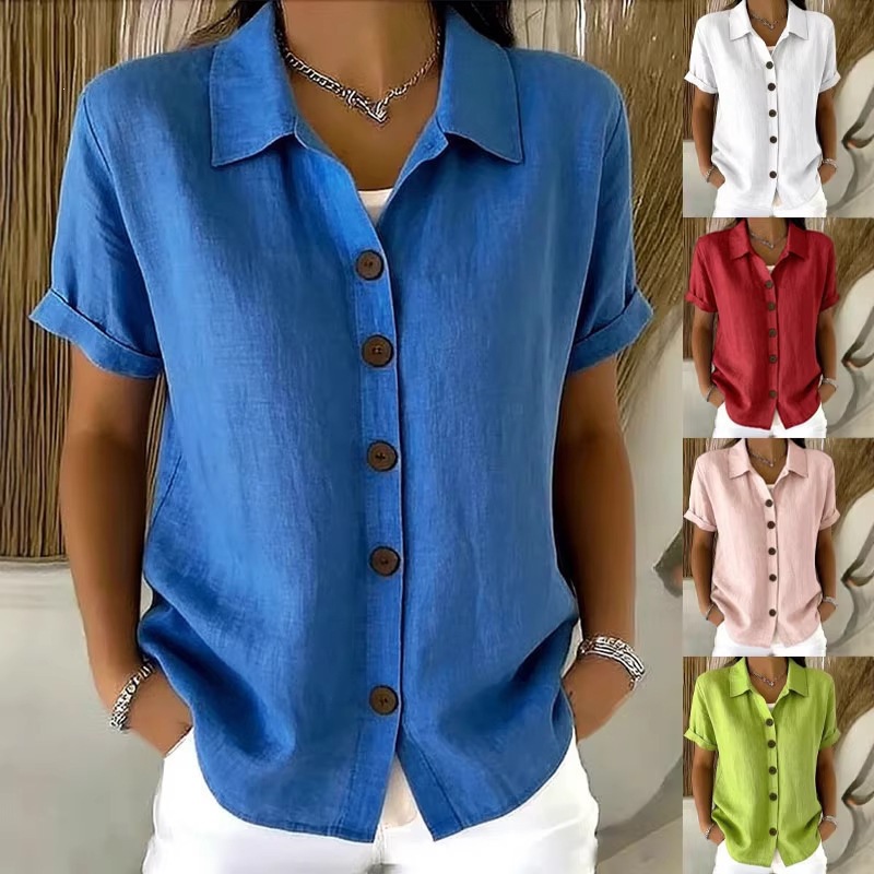 Embroidery Online - Eleganckie damskie letnie bluzki z bawełny