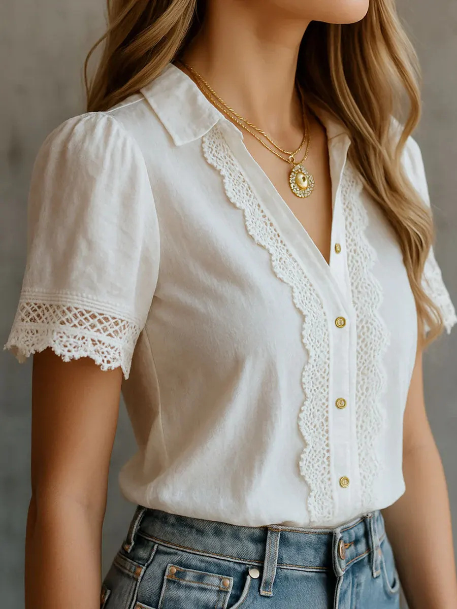 Embroidery Online - Eleganckie damskie koszule, codzienne bluzki w