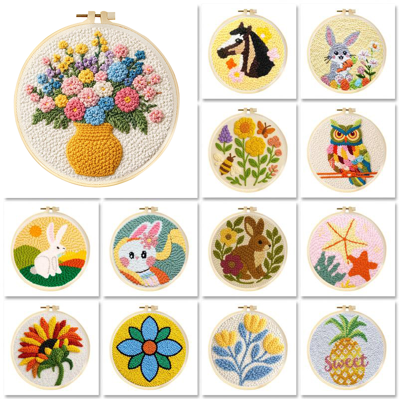 Embroidery Converter - Zestawy do haftowania punch needle DIY,
