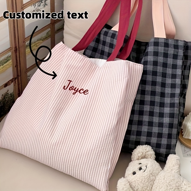 Embroidery Names - Torba na zakupy z haftowanym imieniem,