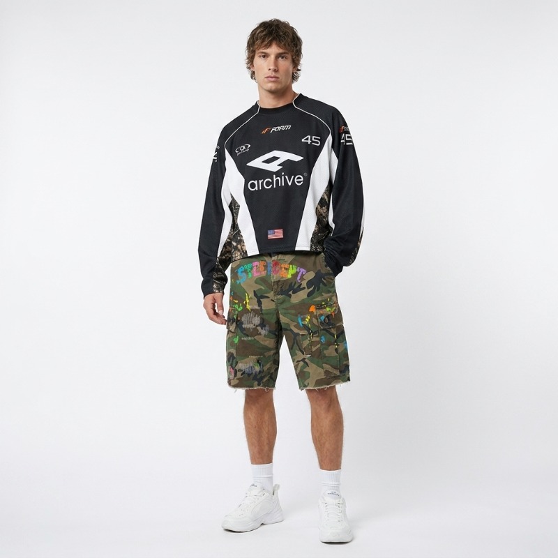 Embroidery Set - Hip Hop Y2K Streetwear Męski Zestaw: