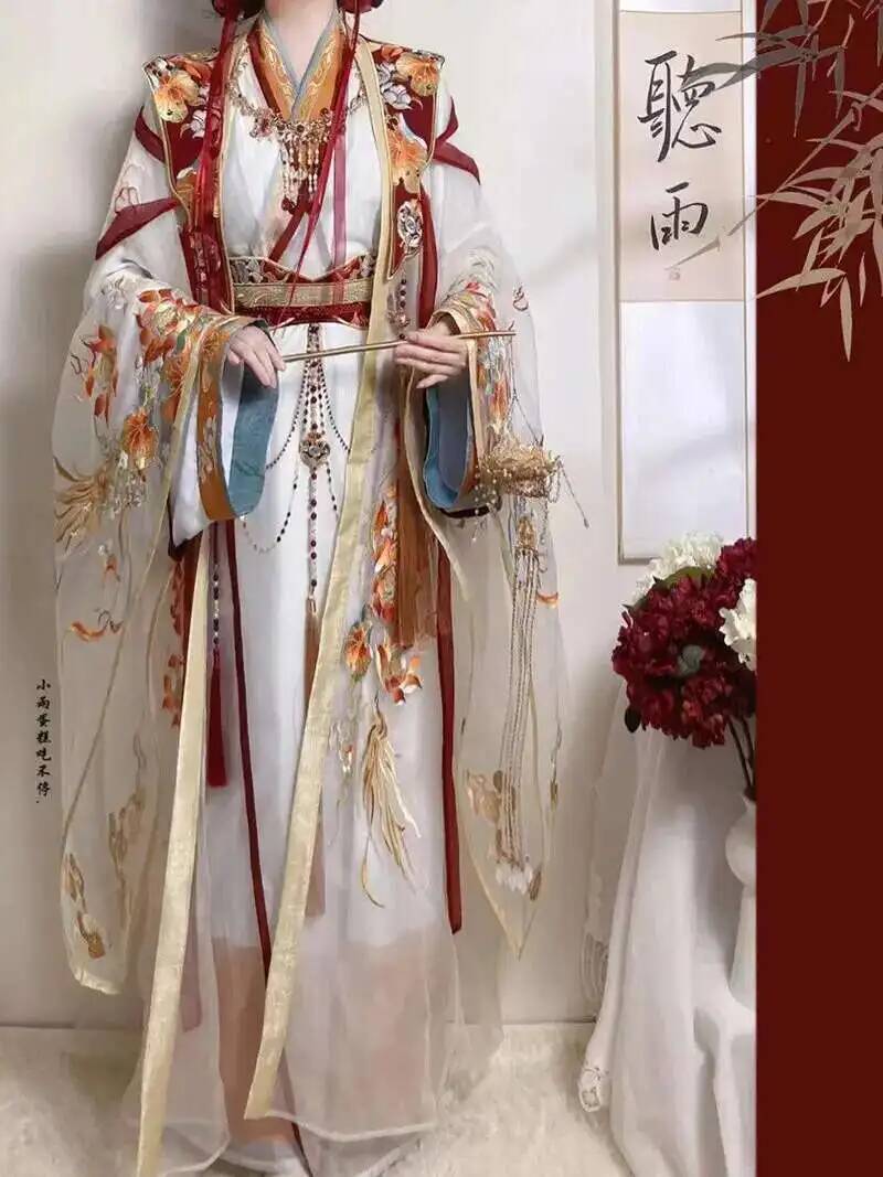 Embroidery Set - Dywan Ming Hanfu Haft Ciężki Rzemiosło