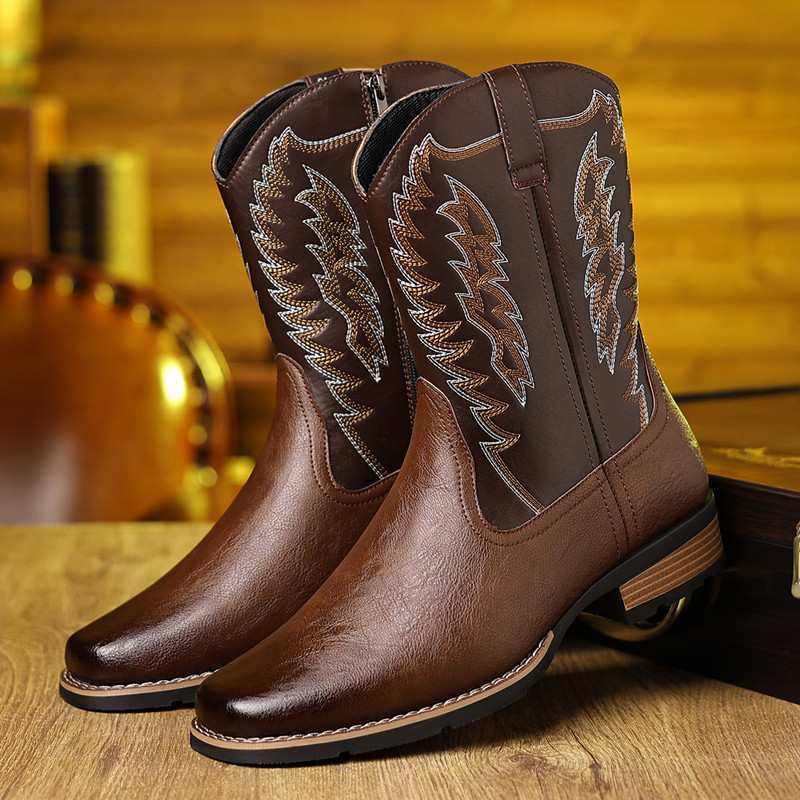 Męskie buty kowbojskie do poło – Embroidery On Leather recenzja i cena