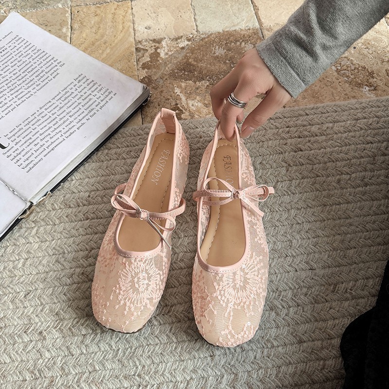 Damskie delikatne baleriny 202 – Embroidery Lace recenzja i cena