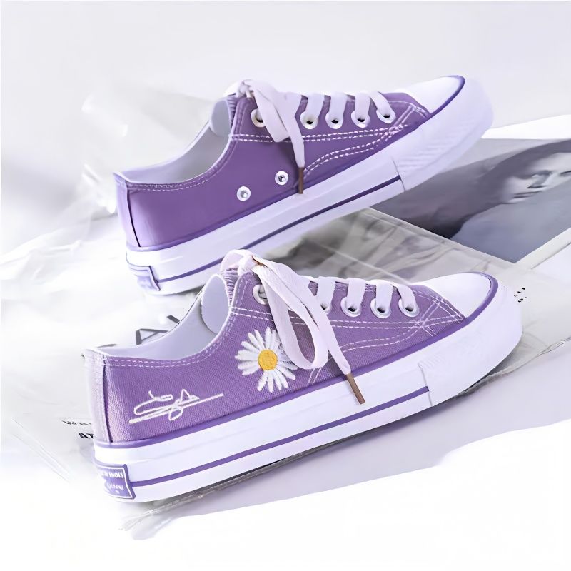Damskie płócienne buty z hafte – Embroidery Lace recenzja i cena