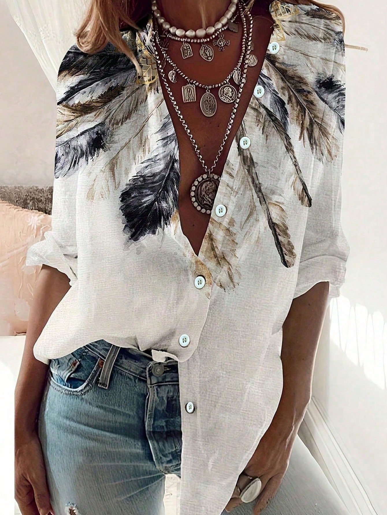 Damska koszula z długim rękawe – Embroidery Online recenzja i cena