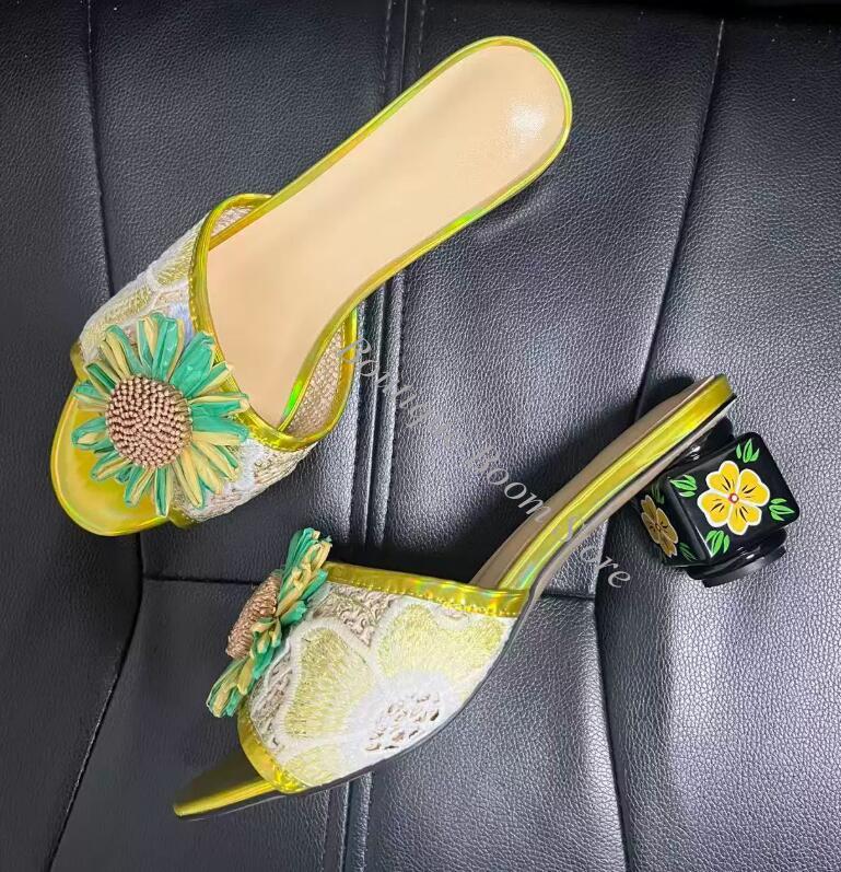 Jasne słoneczniki, kwiatowy ha – Embroidery Lace recenzja i cena