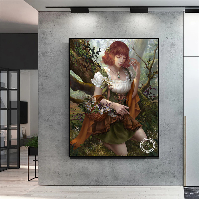 1 szt. bezramkowy obraz Hoangl – Embroidery Artwork recenzja i cena