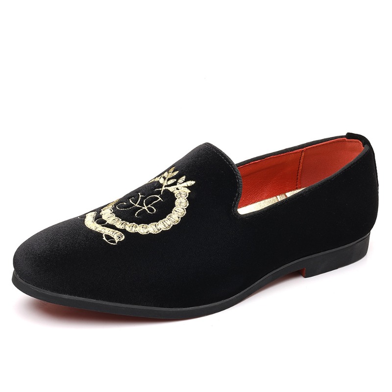 Luksusowe mokasyny męskie ze s – Embroidery On Leather recenzja i cena