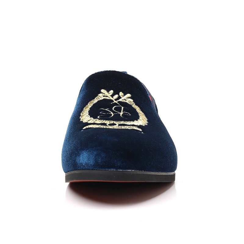 Luksusowe mokasyny męskie ze s – Embroidery On Leather recenzja i cena
