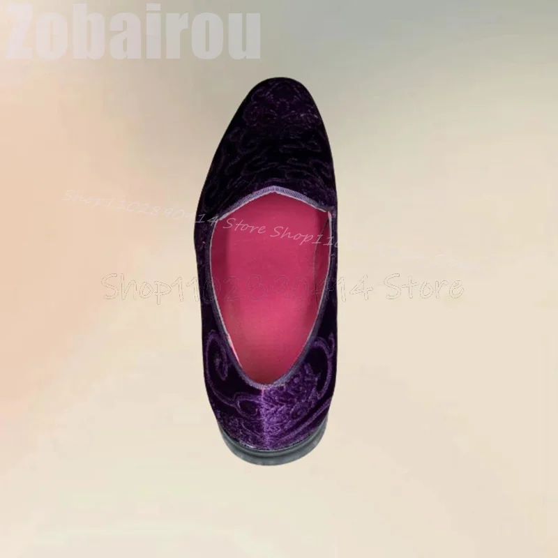 Fioletowe, haftowane, zamszowe – Embroidery On Leather recenzja i cena