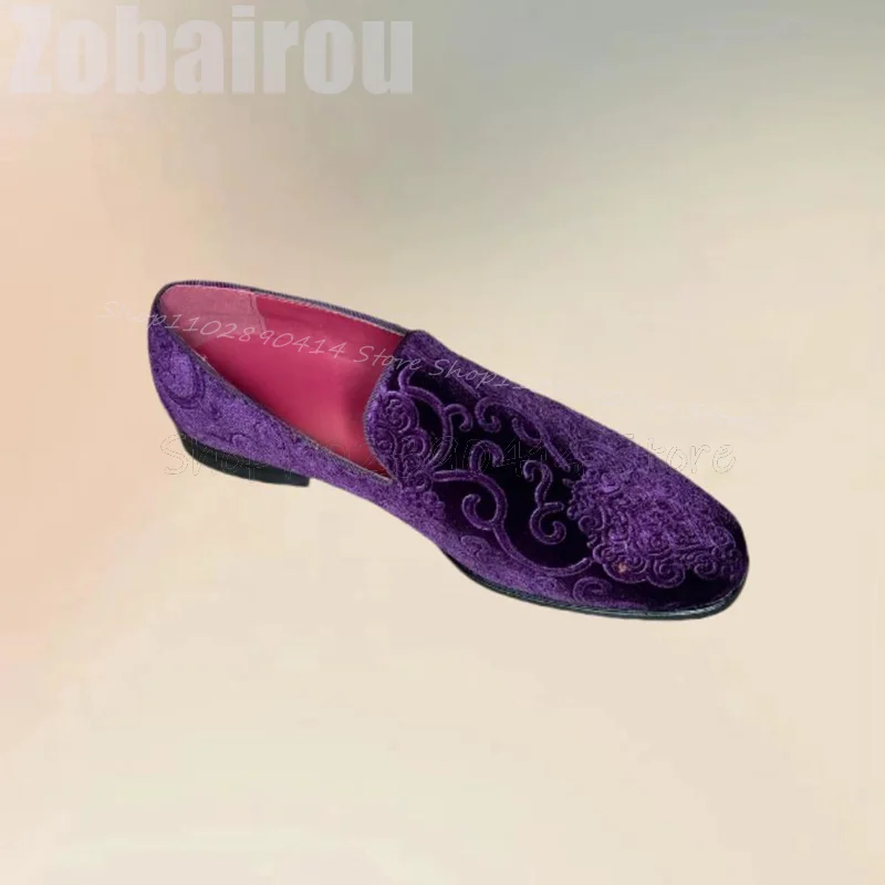 Fioletowe, haftowane, zamszowe – Embroidery On Leather recenzja i cena
