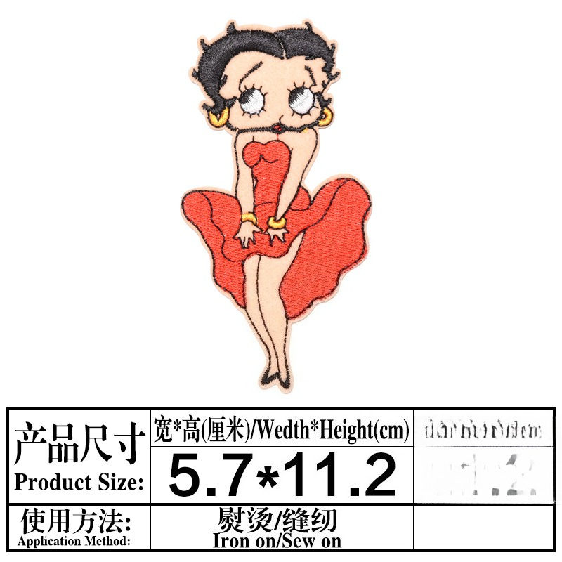 Naszywka Betty Boop, wysoki po – Embroidery Set recenzja i cena