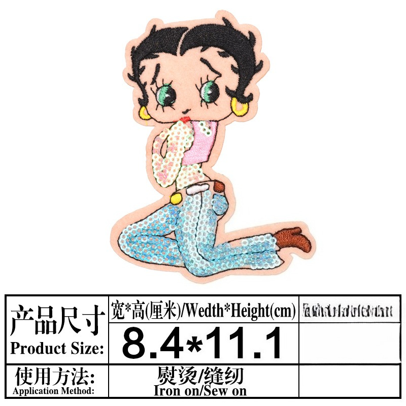 Naszywka Betty Boop, wysoki po – Embroidery Set recenzja i cena