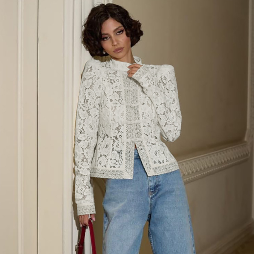 Linad Eleganckie haftowane bia – Embroidery Online recenzja i cena