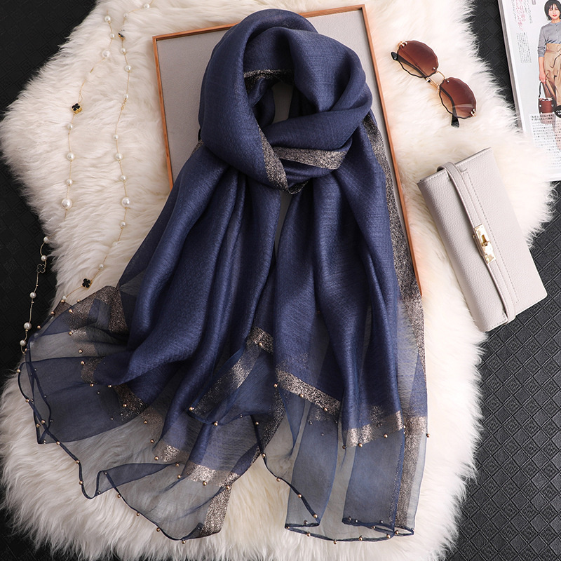 2024 Luksusowy 100% jedwabny s – Embroidery Shawl recenzja i cena