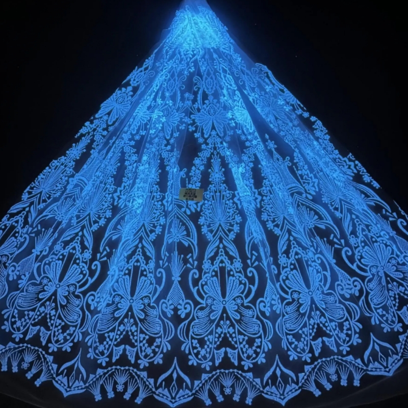 2026 Niebieska Gorąca Wyprzeda – Embroidery Net Dress recenzja i cena