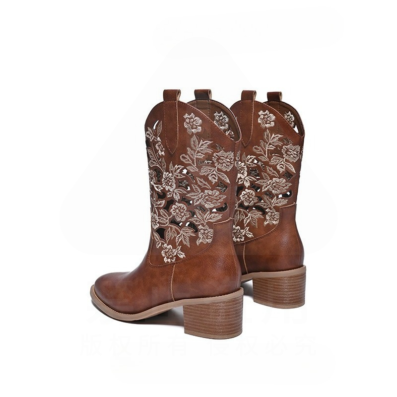 Retro Damskie Buty Wykwintne K – Embroidery On Leather recenzja i cena