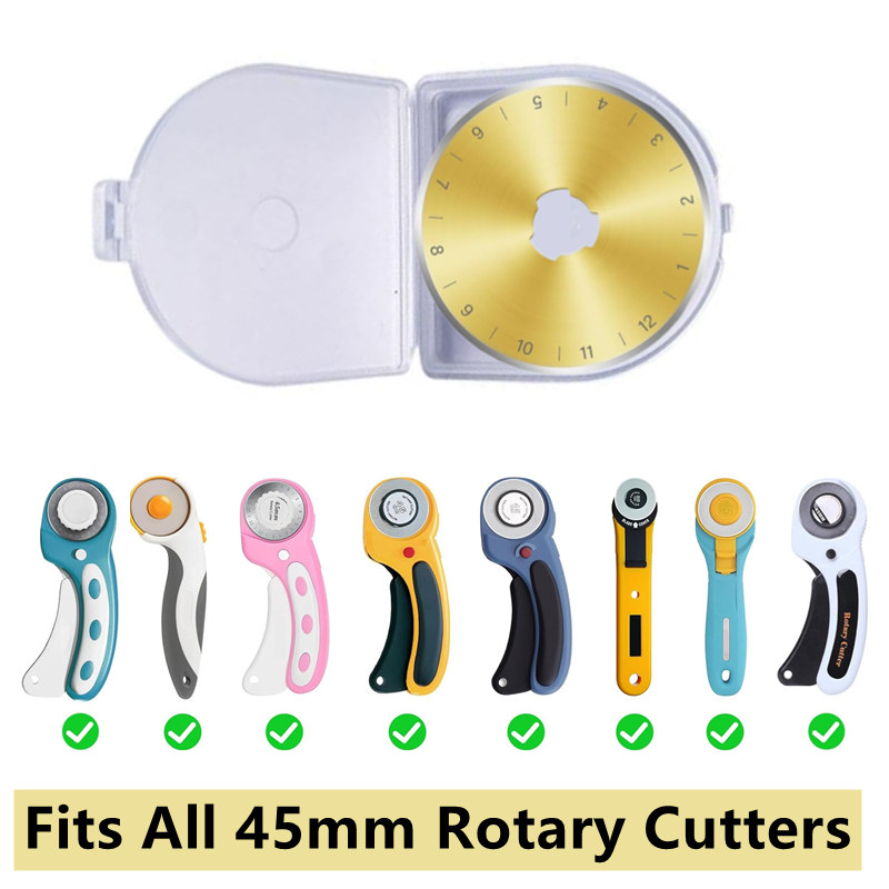 10 szt. Ostrza obrotowe 45 mm  – Embroidery Converter recenzja i cena