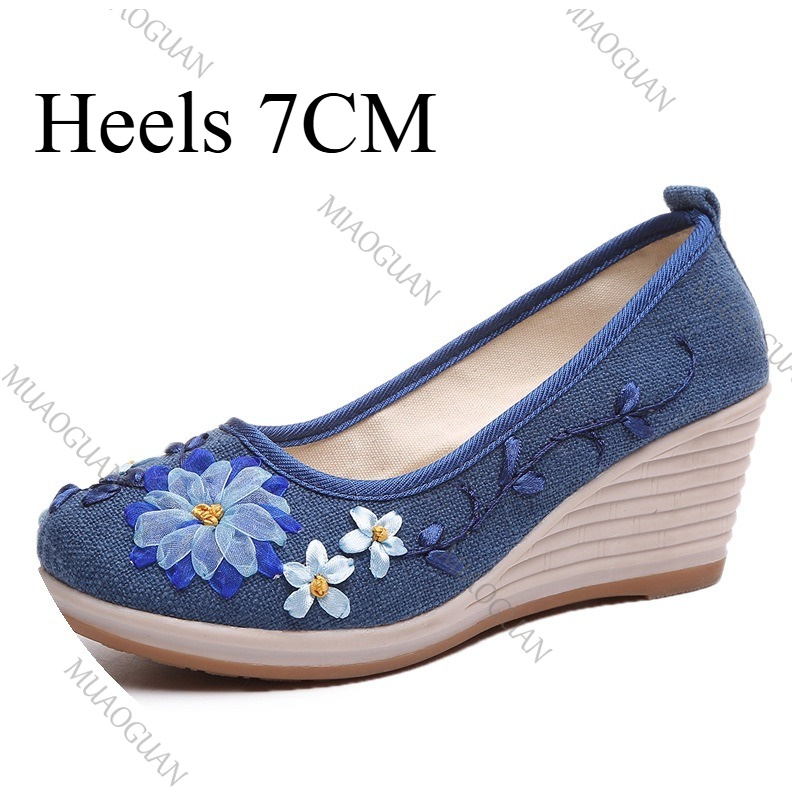 Haftowane damskie wygodne buty – Embroidery Canvas recenzja i cena