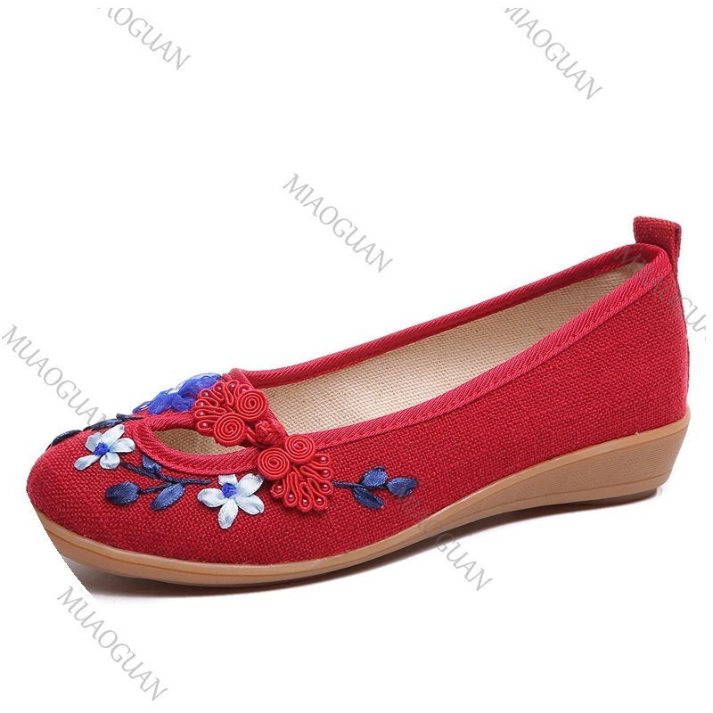 Haftowane damskie wygodne buty – Embroidery Canvas recenzja i cena