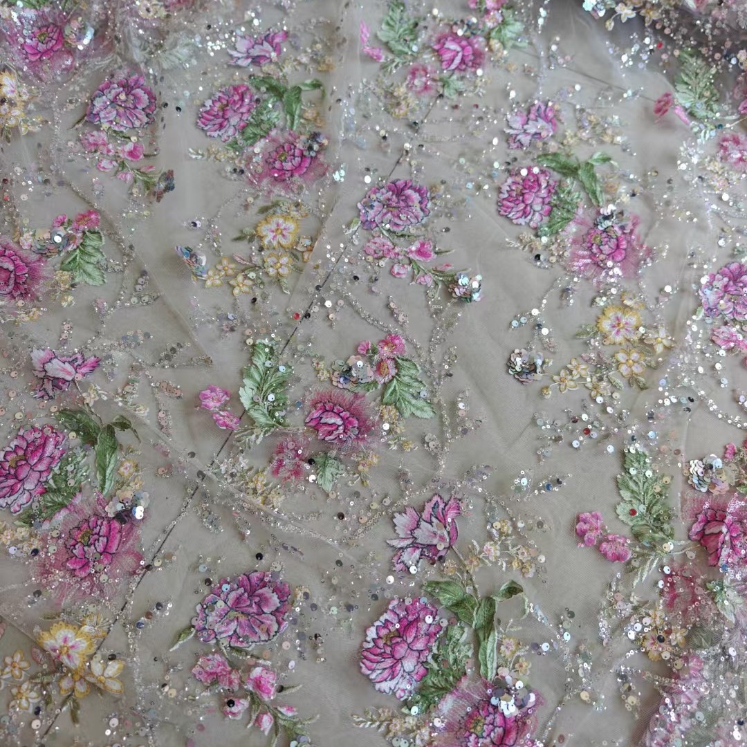 Luksusowa koronka z koralikami – Embroidery Net Dress recenzja i cena