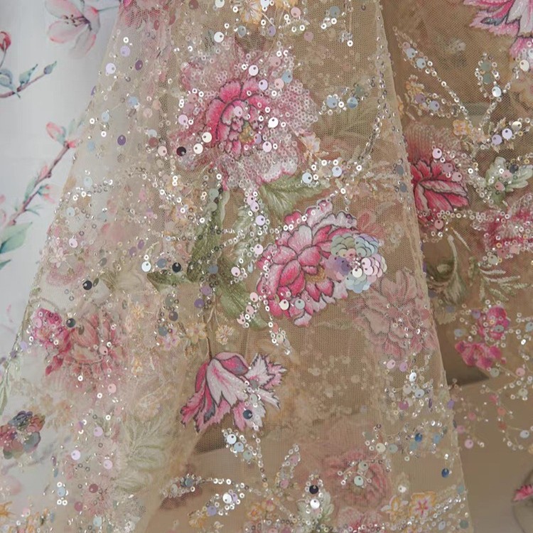 Luksusowa koronka z koralikami – Embroidery Net Dress recenzja i cena