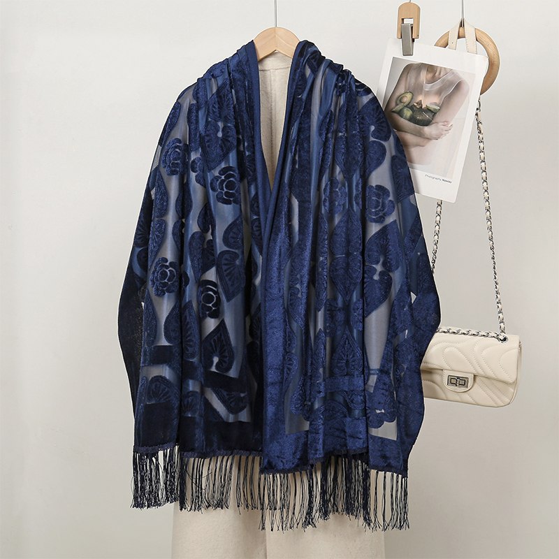 2024 luksusowe jedwabne hafty  – Embroidery Shawl recenzja i cena
