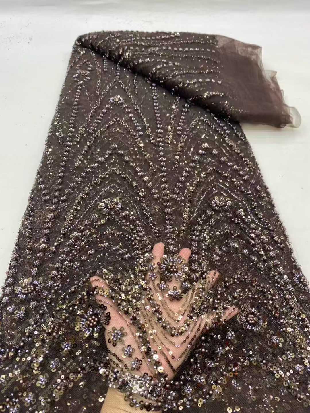 2026 Afrykańska Nigeryjska Wys – Embroidery Net Dress recenzja i cena