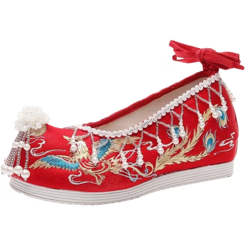 Damskie Nowe Czerwone Haftowan – Embroidery Canvas recenzja i cena