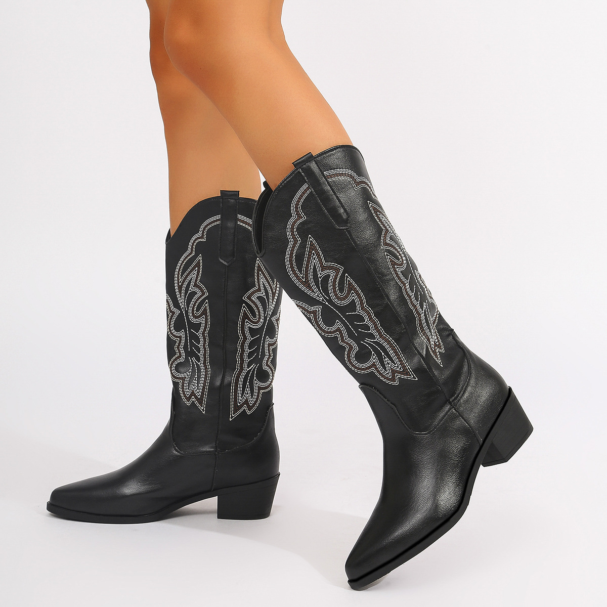 Botki damskie plus size 43 na  – Embroidery On Leather recenzja i cena