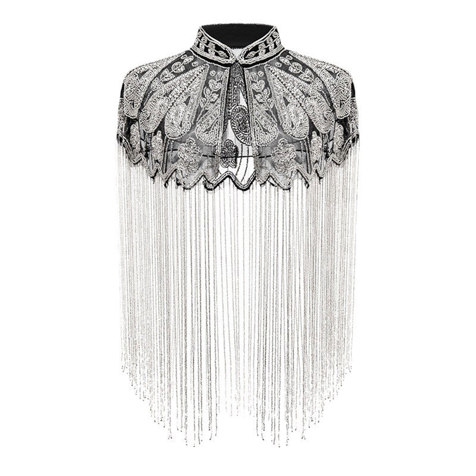 Płaszcz wieczorowy z cekinami  – Embroidery Shawl recenzja i cena
