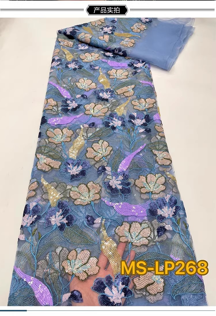 1 jard Luksusowa dwukolorowa t – Embroidery Net Dress recenzja i cena
