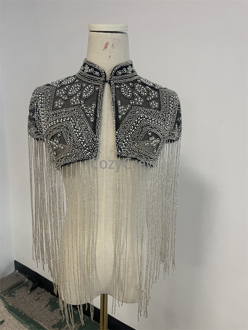 Retro Luksusowa Krótka Kurtka  – Embroidery Shawl recenzja i cena